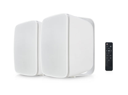 Soundpro Dual Bluetooth Weatherproof Indoor & Outdoor Wall-Mount Loudspeakers