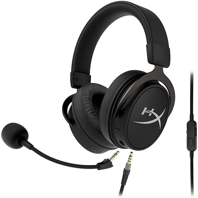 Cloud MIX - Wired Gaming Headset + Bluetooth, Game and Go, Detachable Microphone, Signature Comfort, Lightweight, Multi Platform Compatible - Black