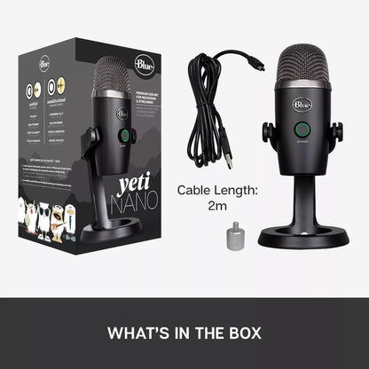Blue Yeti Nano Premium USB Microphone