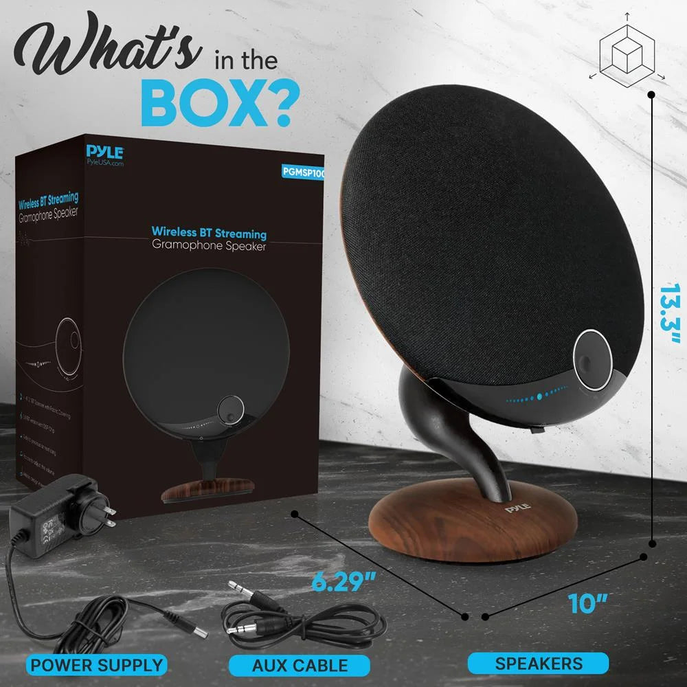 Portable Bluetooth Gramophone Speaker W/ Super Bass Sub Stereo 2.1 HI-FI Wireless Streaming