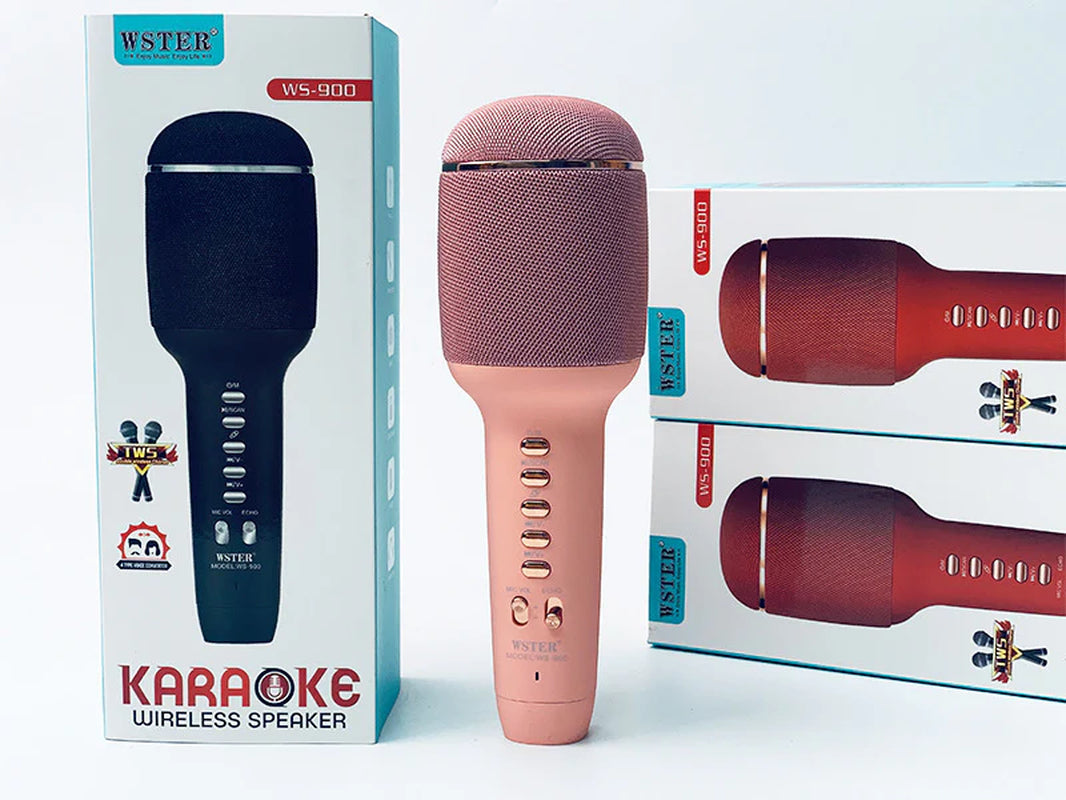 Compact Wireless Audio System with Built-In Mic for Home Use