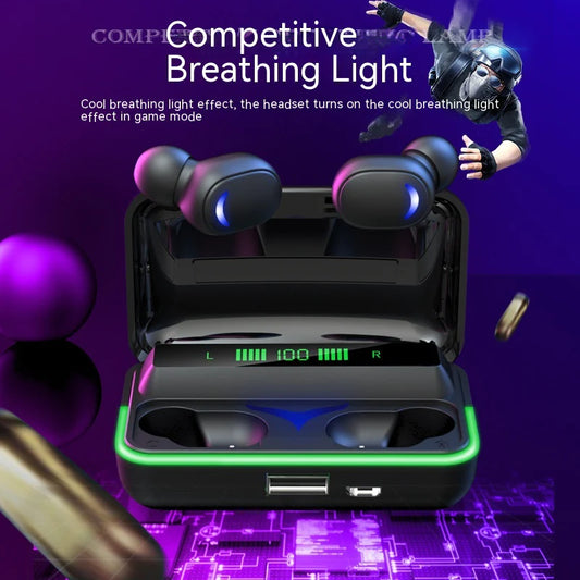 Wireless Gaming Headset with LED Lights Bluetooth