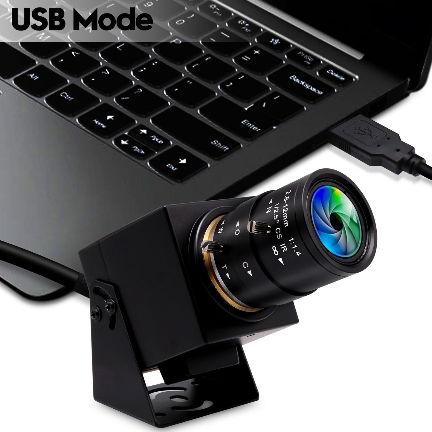 HDMI USB Camera 4K IFWAETR USB Webcam for Live Streaming 30FPS 4X Optical Zoo...