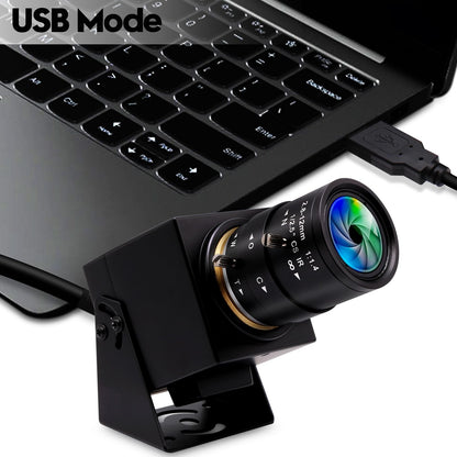 HDMI USB Camera 4K IFWAETR USB Webcam for Live Streaming 30FPS 4X Optical Zoo...