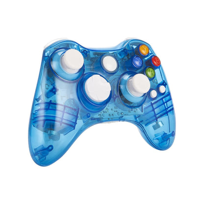 2.4GHZ Wireless Controller for Xbox 360 Controller, Wireless Remote Joystick Gamepad with USB Receiver Adapter for Xbox 360&360 Slim/Pc Windows 10 8 11 Blue